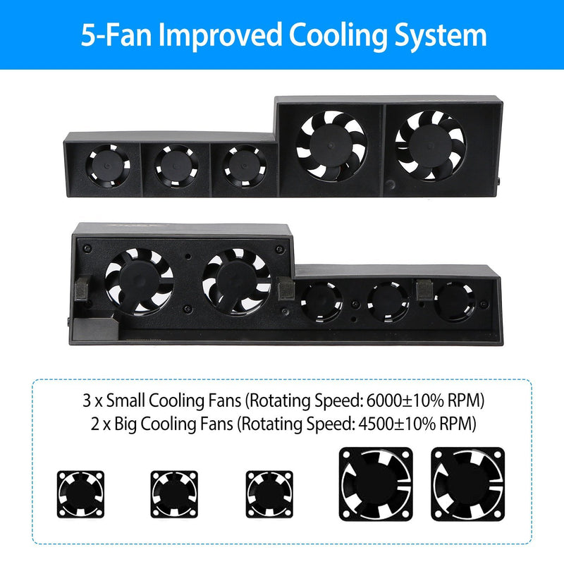 Cooling Fan Fit For PS4 Gaming Console Video Games & Consoles - DailySale