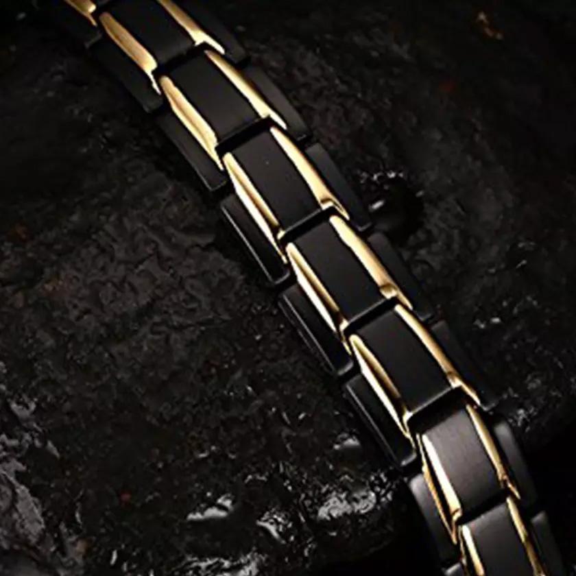 Copper Alloy Magnetic Healthy Care Stone Therapeutic Energy Healing Bracelet Bracelets - DailySale