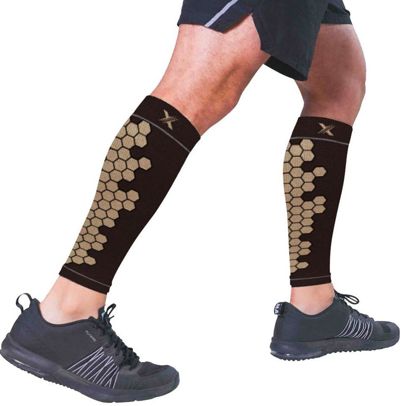 Copper Infused High Performance Compression and Support Calf Sleeves