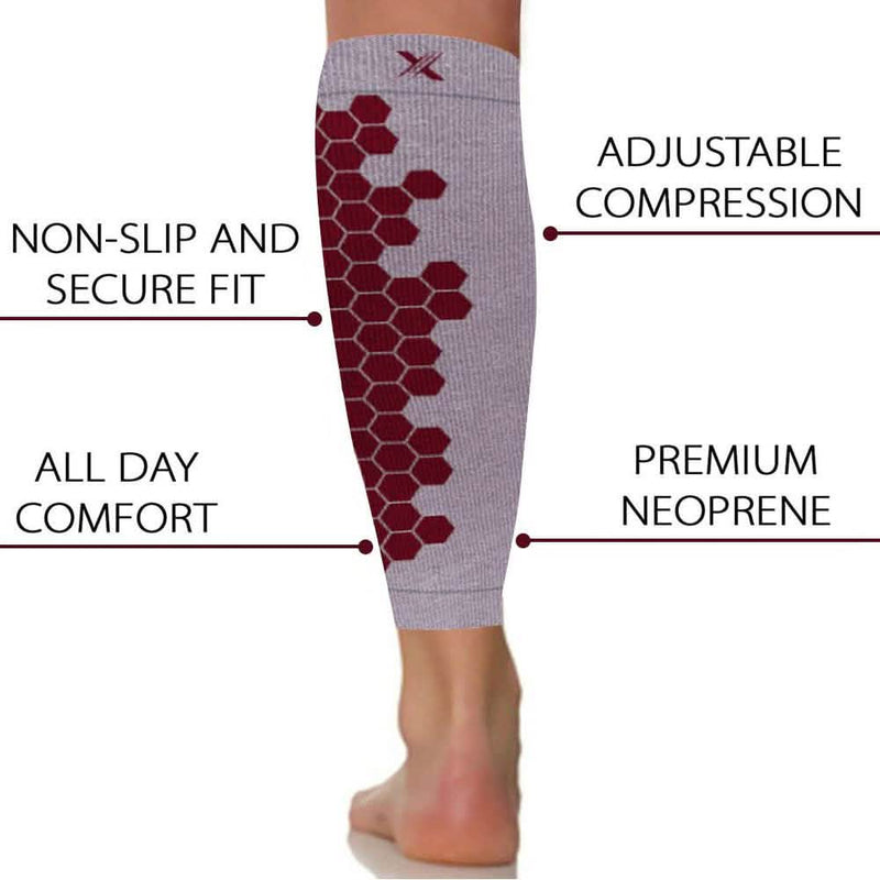 Copper Infused High Performance Compression and Support Calf Sleeves Sports & Outdoors - DailySale