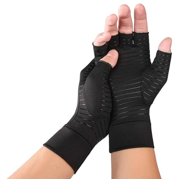 Copper Infused Therapeutic Compression Gloves For Men And Women Wellness & Fitness S - DailySale