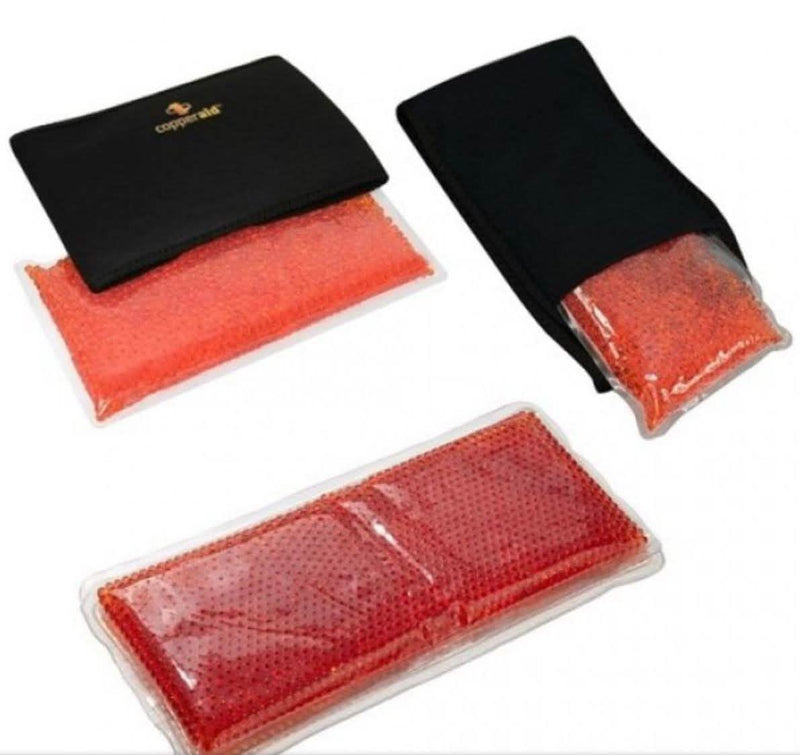 CopperAid Lower Back Support with Hot/Cold Beaded Gel Pack Wellness & Fitness - DailySale