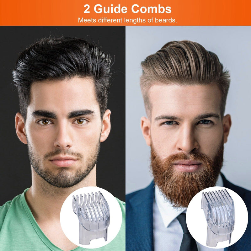 Cordless Beard Trimmer USB Rechargeable Beard Grooming Kit Men's Grooming - DailySale