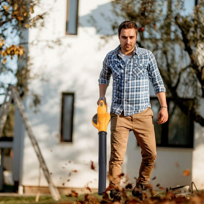Cordless Leaf Blower Battery Powered Max 124MPH 300CFM with 2 Adjustable Speeds Garden & Patio - DailySale