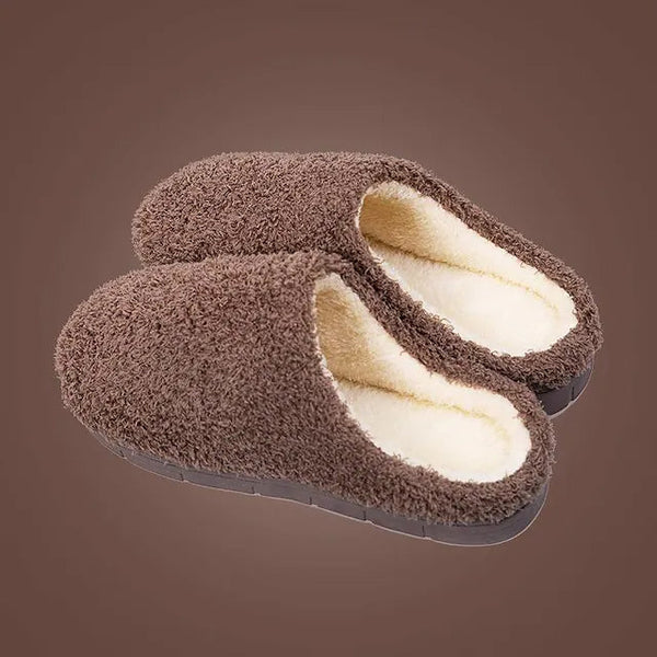 Cozy Anti-Skid Rubber Sole Home Slippers Men's Shoes & Accessories Coffee 8.5 - DailySale