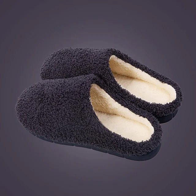 Cozy Anti-Skid Rubber Sole Home Slippers Men's Shoes & Accessories Navy Blue 8.5 - DailySale