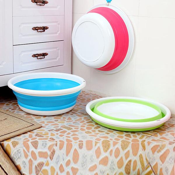 Creative Collapsible Water Basin Portable Travel Basin Washing Tool Fashion Hobbies Bath - DailySale