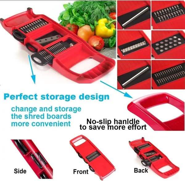 Creative Mandoline Slicer Vegetable Cutter with Stainless Steel Blade Kitchen & Dining - DailySale