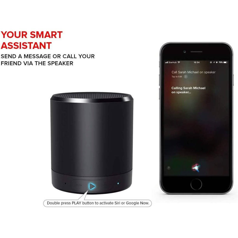 Creative Metallix Portable Mini Speaker - Black Speakers - DailySale