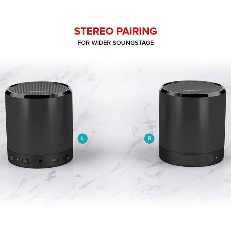 Creative Metallix Portable Mini Speaker - Black Speakers - DailySale