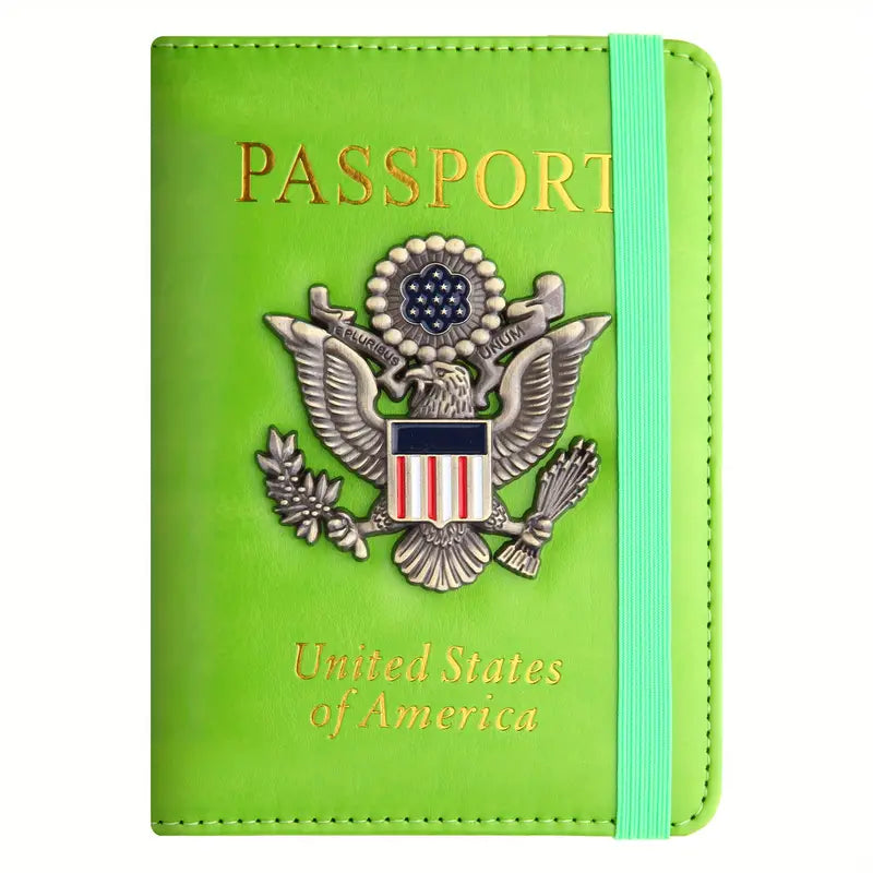 Creative Passport Holder Cover With 3D Metal Badge Bags & Travel - DailySale