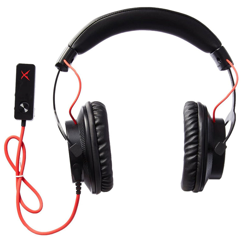 Creative Sound BlasterX H7 Tournament Edition 7.1 Gaming Headset - Black Headphones - DailySale