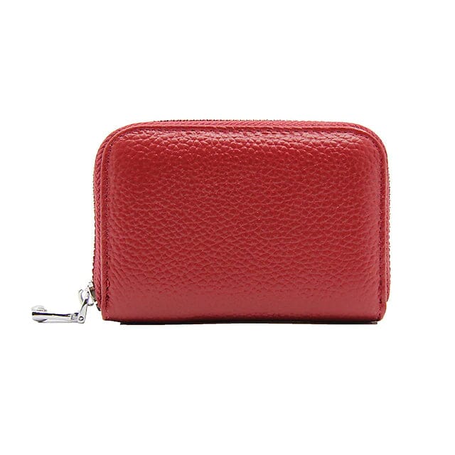 Credit Card Holder Wallet Bags & Travel Red - DailySale