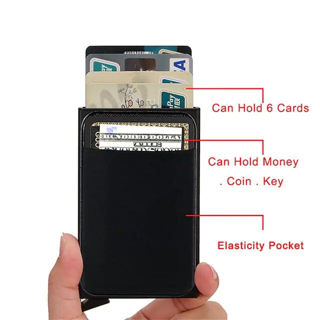 Credit Card Holder Wallet Metal Name Card Bags & Travel - DailySale