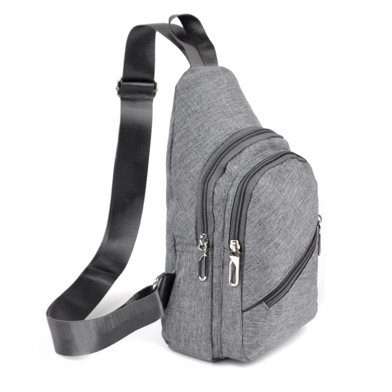 Crossbody Sling Bag Bags & Travel Charcoal - DailySale