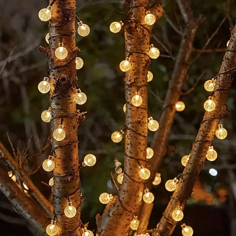 Crystal Globe Solar String Lights String & Fairy Lights - DailySale