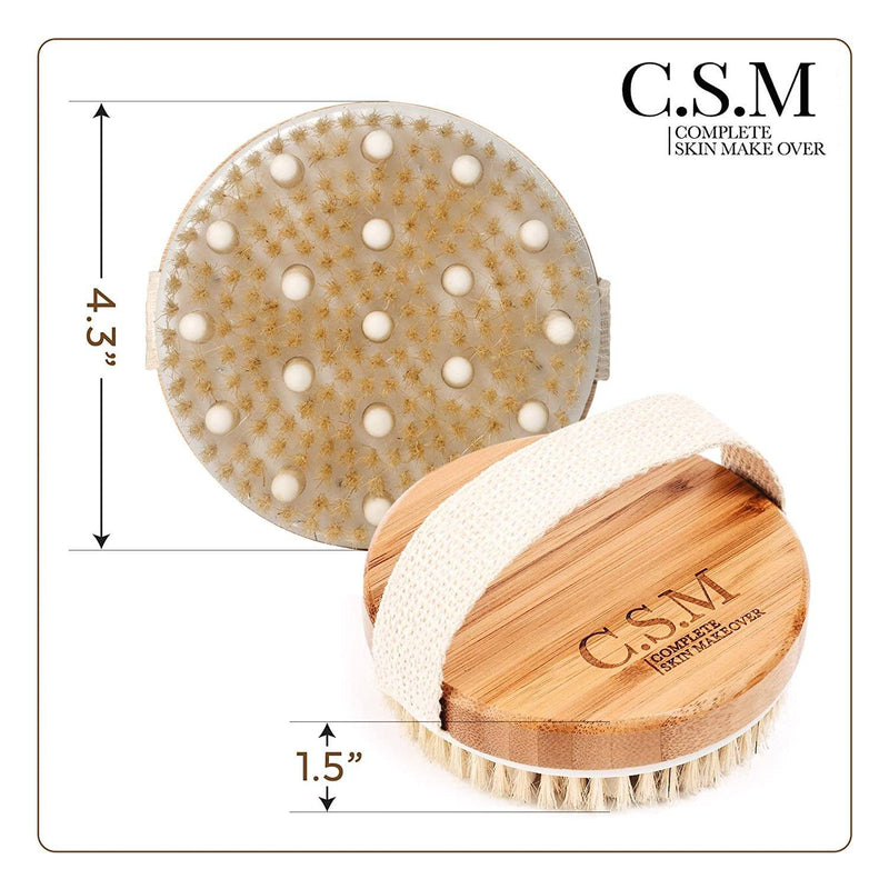 C.S.M. Body Brush for Wet or Dry Brushing Beauty & Personal Care - DailySale