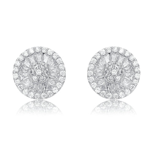 Cubic Zirconia Stud Earrings Earrings - DailySale