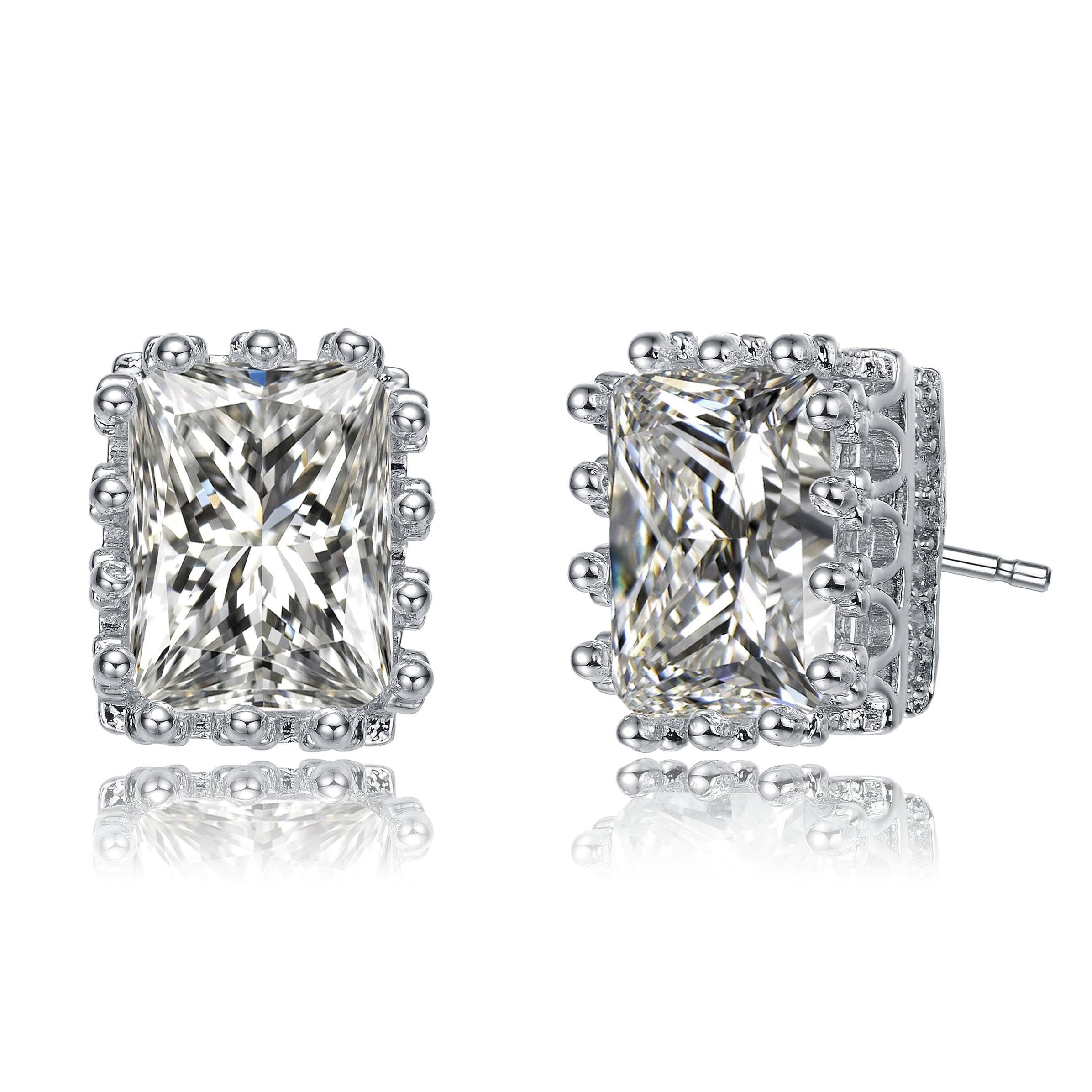 Cubic Zirconia Stud Earrings Earrings - DailySale