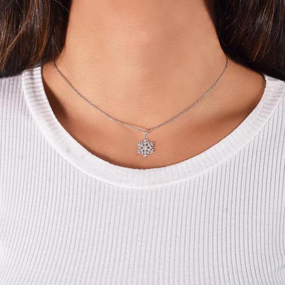 Cubic Zirconia Winter Wonderland Necklaces Necklaces - DailySale