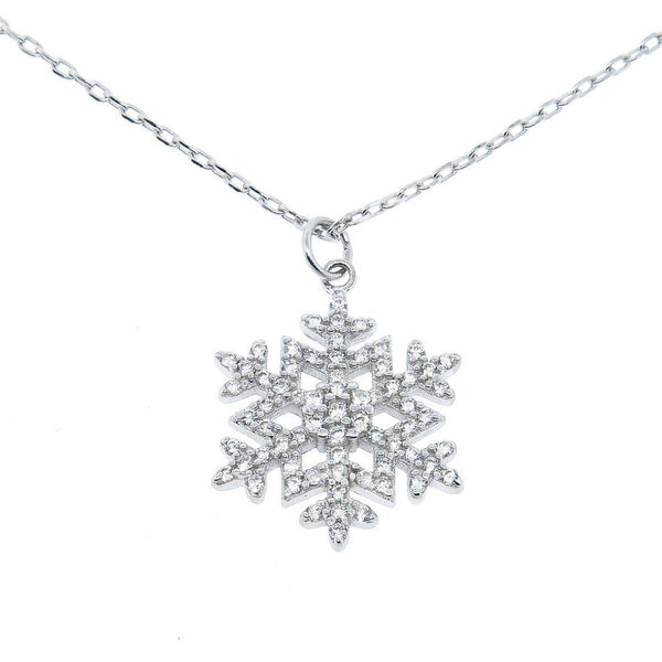Cubic Zirconia Winter Wonderland Necklaces Necklaces Snowflake - DailySale