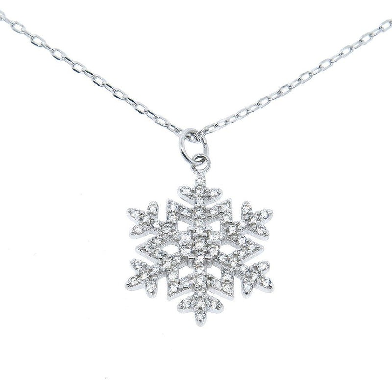 Cubic Zirconia Winter Wonderland Necklaces Necklaces Snowflake - DailySale