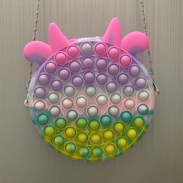 Cute Bag Pops Fidget Toys Toys & Games Horns Pink - DailySale