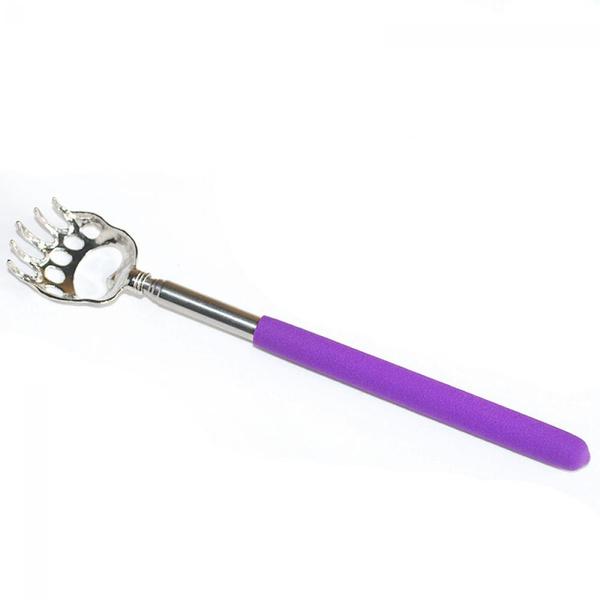Cute Bear Claw Stainless Back Claw Back Scratcher Ultimate Extendable Everything Else Purple - DailySale