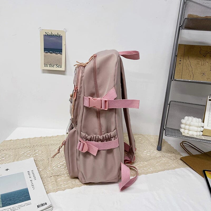 Cute Waterproof Multi-Pocket Women Backpacks with Bear Doll Bags & Travel - DailySale