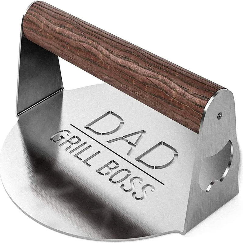 DAD The Grill Boss BBQ Press Grilling Stainless Steel Smash Burger Press Kitchen Tools & Gadgets - DailySale