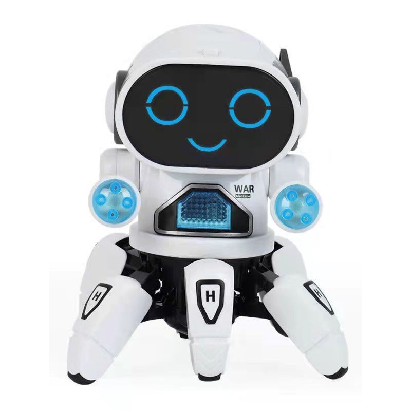 Dance Robot Electric Pet Musical Shining Toy Toys & Games White - DailySale