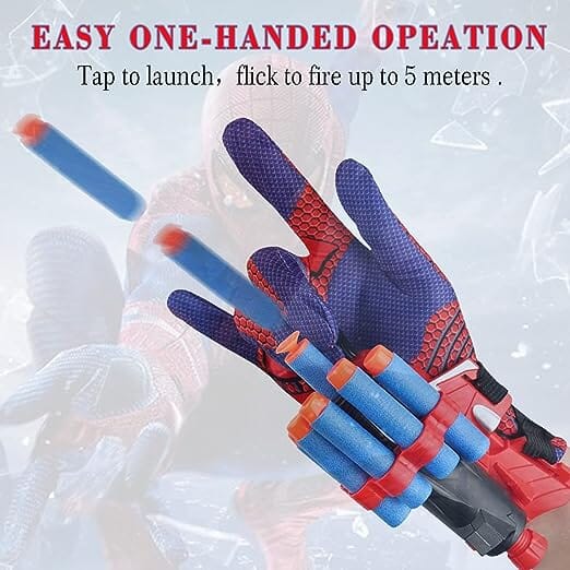 Dart Spider Gloves Web Shooter Toy Set Toys & Games - DailySale