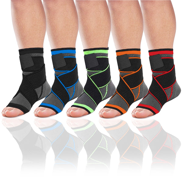 DCF Adjustable Ankle Compression Sleeve for Men and Women Wellness & Fitness - DailySale