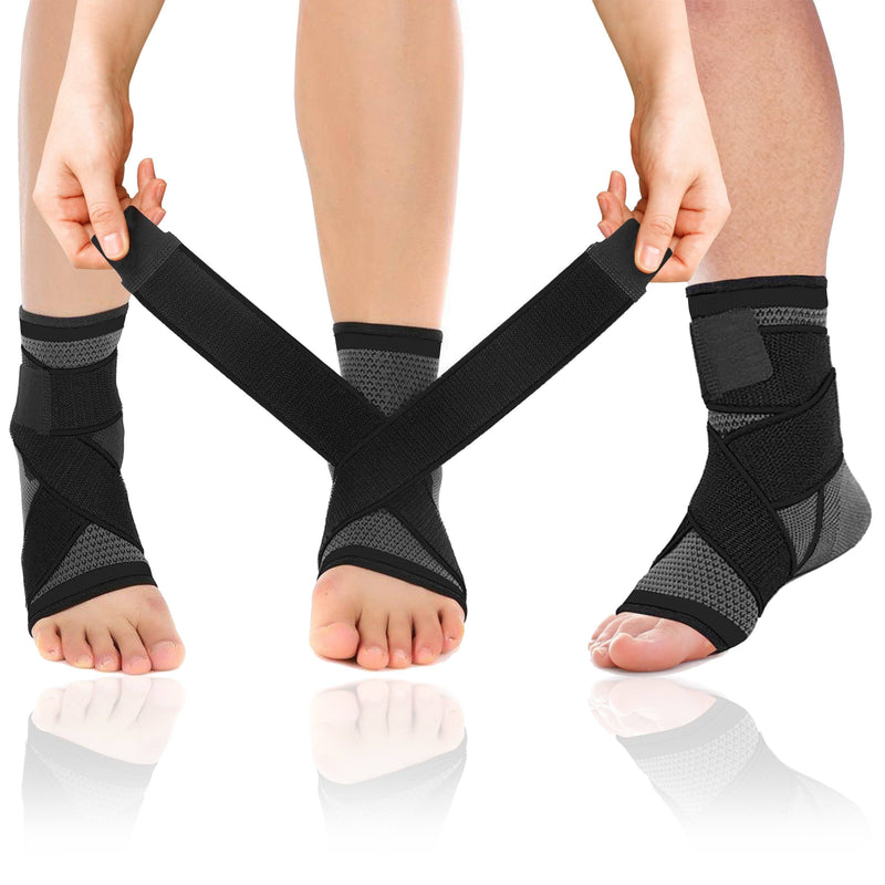 DCF Adjustable Ankle Compression Sleeve for Men and Women