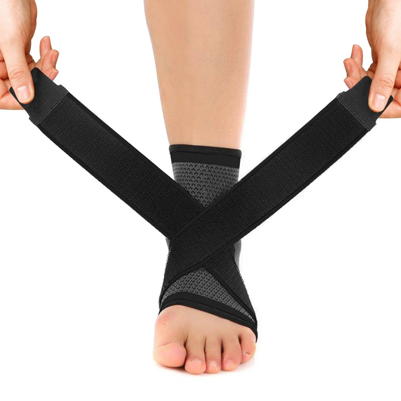 DCF Adjustable Ankle Compression Sleeve for Men and Women