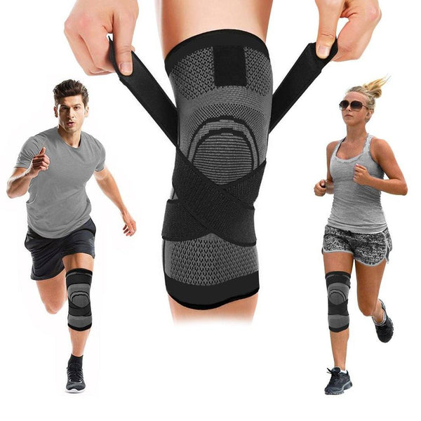 DCF Compression Knee Sleeve with Adjustable Straps Wellness & Fitness - DailySale