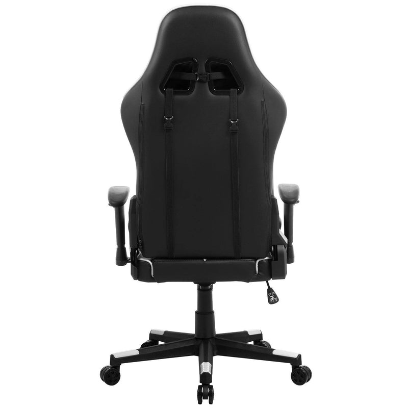 Deco Gear Ergonomic Foam Gaming Chair with Adjustable Head and Lumbar Support Computer Accessories - DailySale