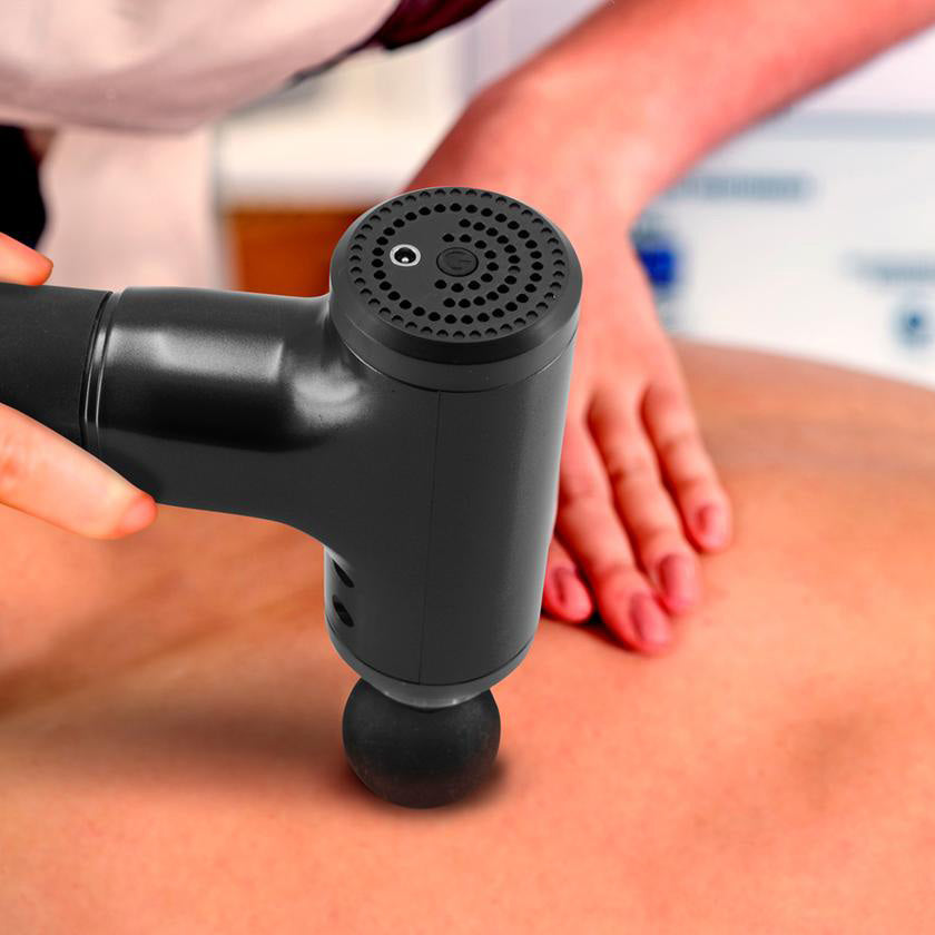 Deep Tissue Massage Gun with Interchangeable Heads Wellness - DailySale