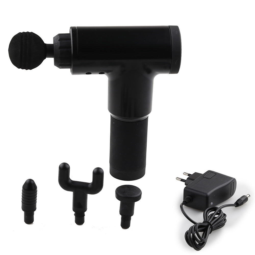 Deep Tissue Massage Gun with Interchangeable Heads Wellness - DailySale