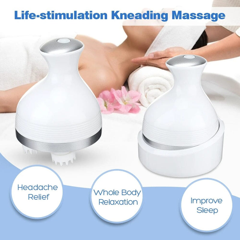 Deep Tissue Waterproof Scalp and Body Massager Wellness - DailySale