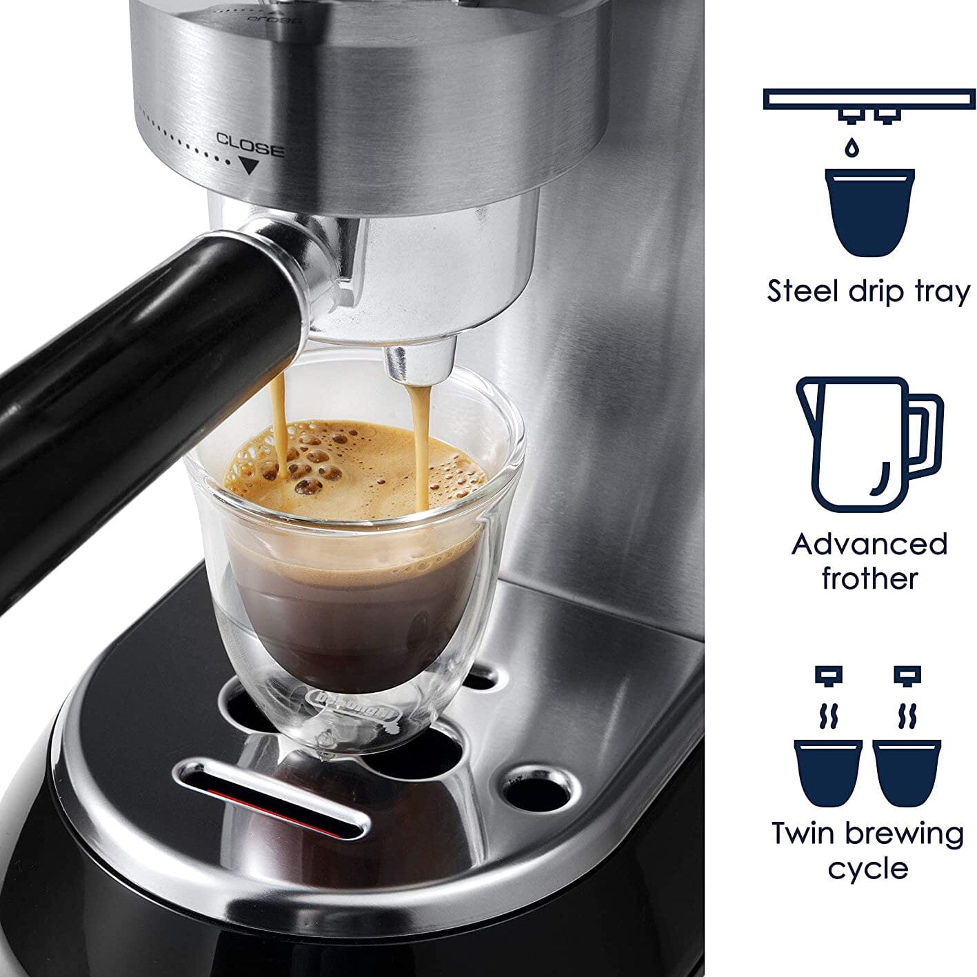 De'Longhi EC680M Espresso Kitchen Appliances - DailySale