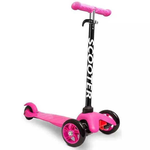 Deluxe Aluminum Kick 'n Go 3-Wheel Scooter Toys & Games Pink - DailySale