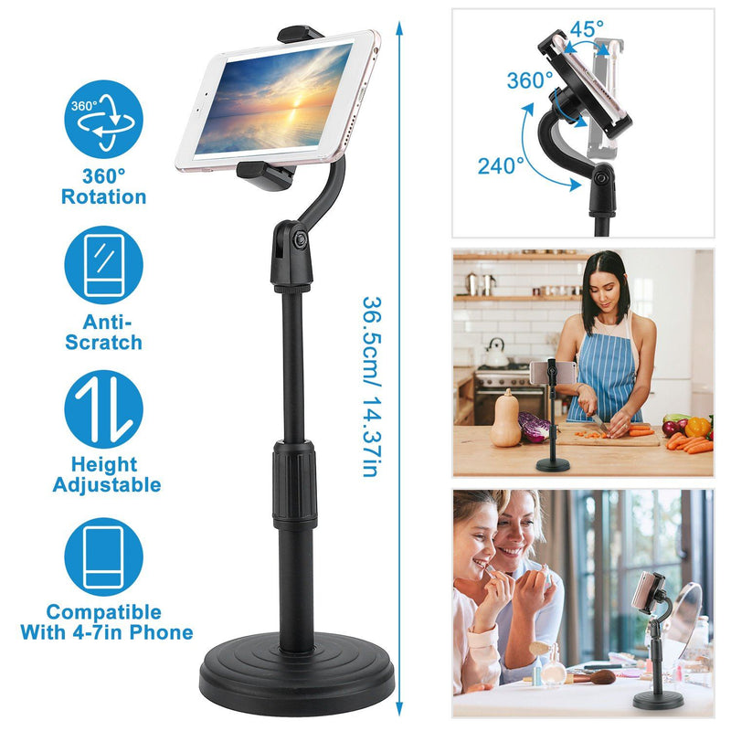 Desktop Phone Stand with Adjustable Angle Height Mobile Accessories - DailySale