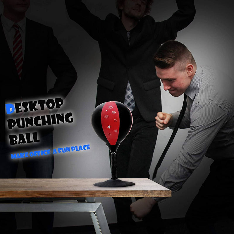 Desktop Punching Sports Ball with Stand and Pump Fitness - DailySale