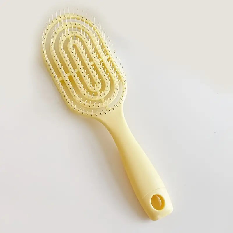 Detangling Brush for Curly and Straight Hair Beauty & Personal Care Yellow - DailySale