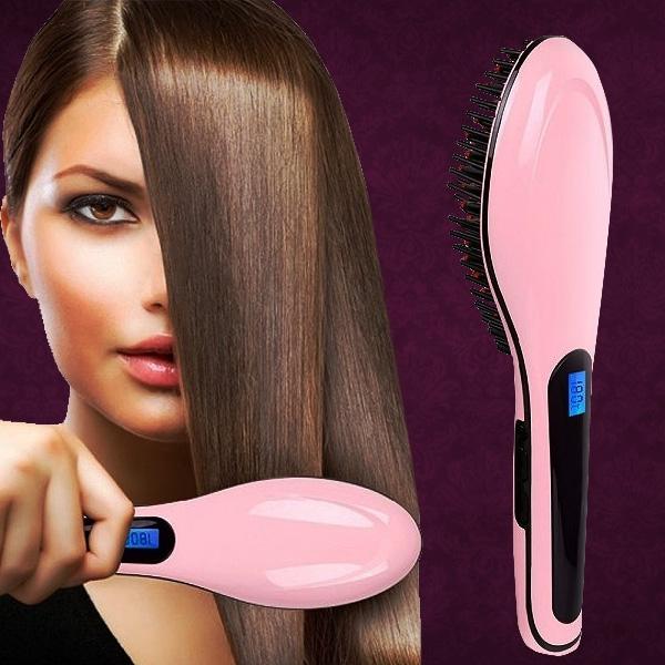 Detangling Hair Straightener Brush - Assorted Colors Beauty & Personal Care - DailySale
