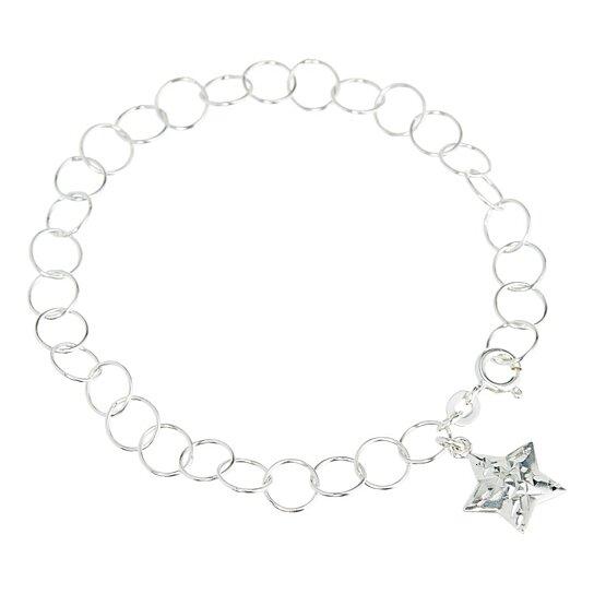 Diamond Cut Star Charm Bracelet Bracelets - DailySale