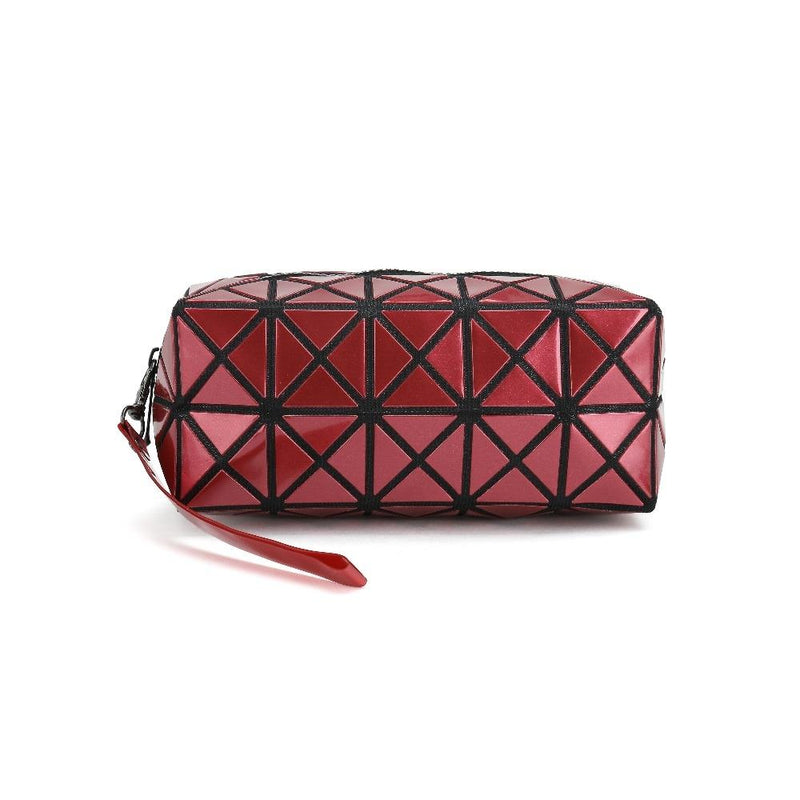 Diamond Design Cosmetic Travel Bag - Assorted Colors Beauty & Personal Care Red - DailySale