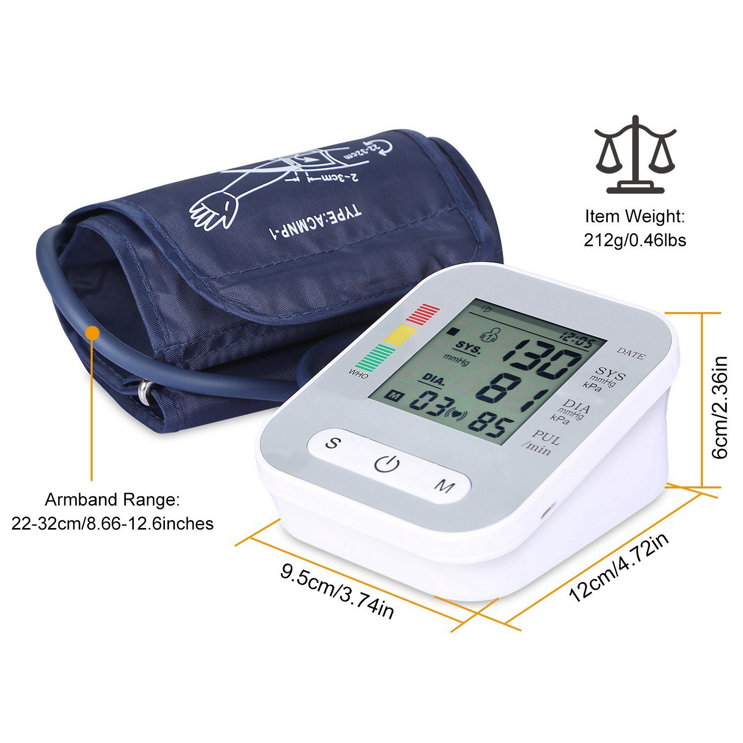 Digital Arm Blood Pressure Monitor Wellness - DailySale