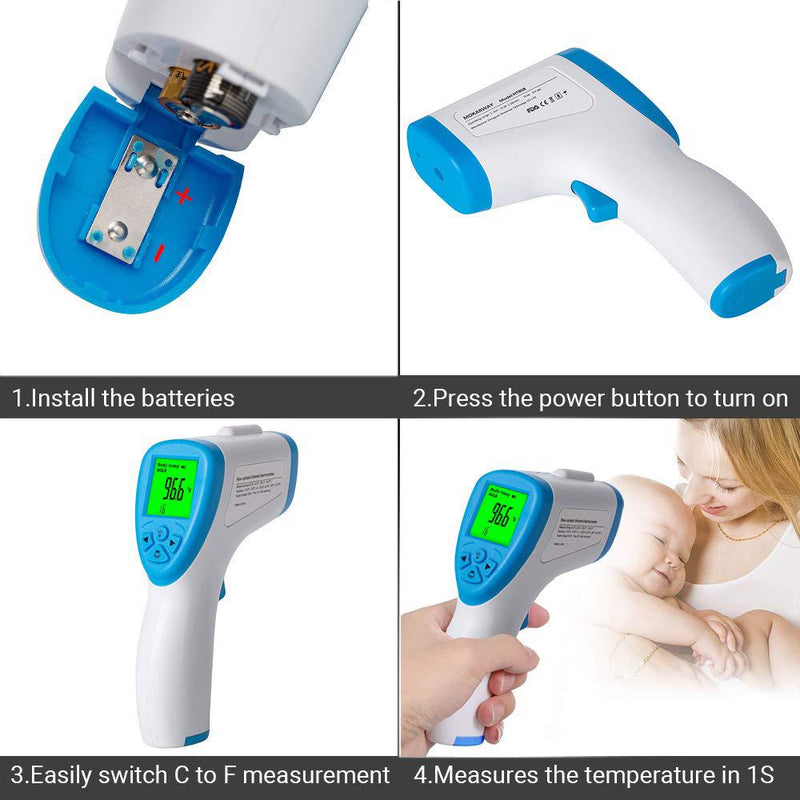 Digital Infrared Forehead Thermometer BZ-R6 Wellness & Fitness - DailySale
